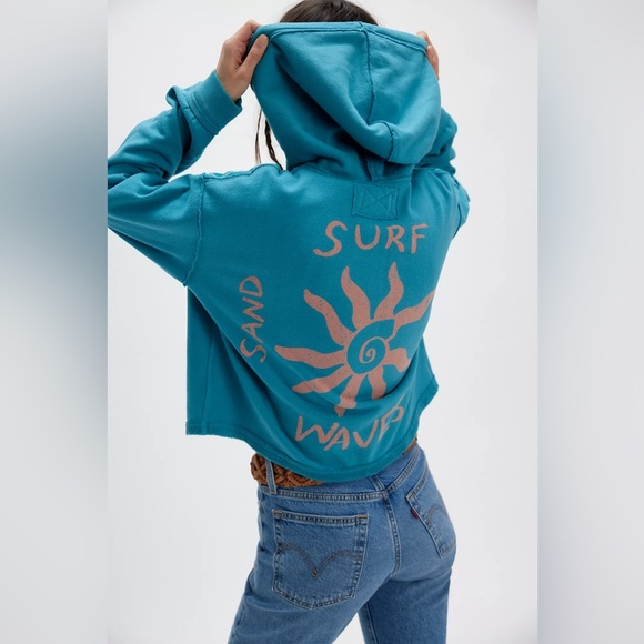 Free People Tops - Free people We The Free Mermaid Hoodie